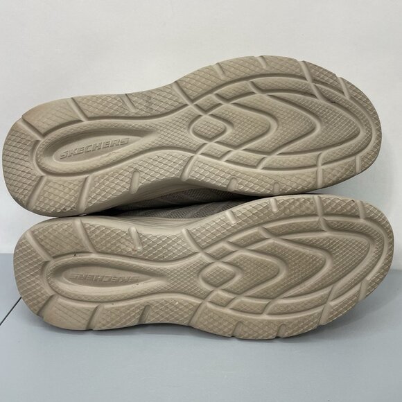 Skechers Sneakers Shoes Garner Crispin Bungee Lace Slip Ins Tan Mens 13 - Picture 12 of 13